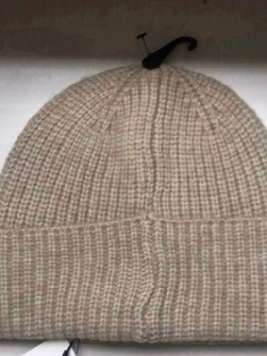 New Calvin Klein Hat Women’s Tan Lined Knit Cuffed Beanie Hat Casual Outdoors main image 5